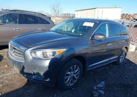 2013 Infiniti Jx35 z USA, uszkodzony, nr VIN 5N1AL0MM5DC340124